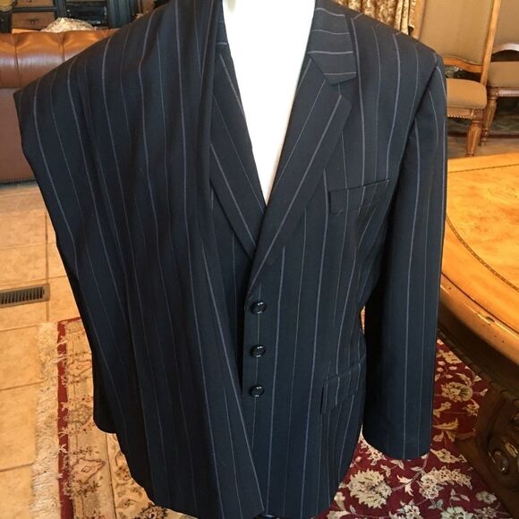 ANTONIO MELANI Pinstripe Pant Suit - Picture 1 of 8